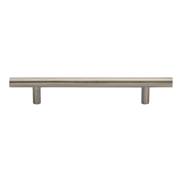 C0361 128-SN • 128 x 192 x 32mm • Satin Nickel • Heritage Brass Pedestal 11mm Ø Cabinet Pull Handle